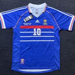 Adidas Zidane France Work Cup Soccer Jersey