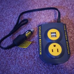Stanley 12 Volt/120 Volt inverter plus 2 Amp USB 