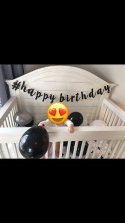 White Wood Crib With Toddler Rail