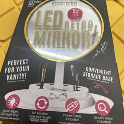 Led Retro Makeup Mirror