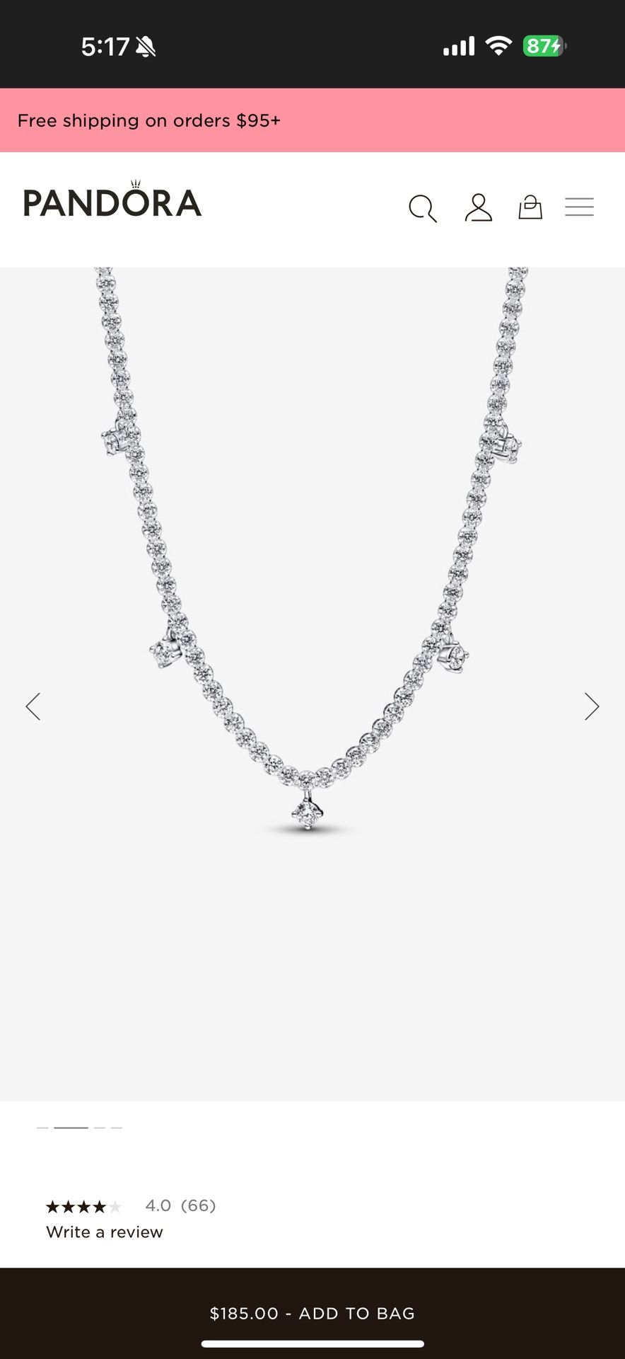 Pandora Necklace