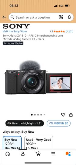 Sony Alpha ZV-E10