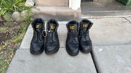 Steel toe boots