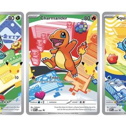 Want Kanto Starters Pokemon First Partner 