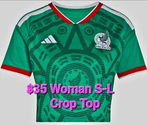 MEXICO WOMAN CROP TOP NEW S-L