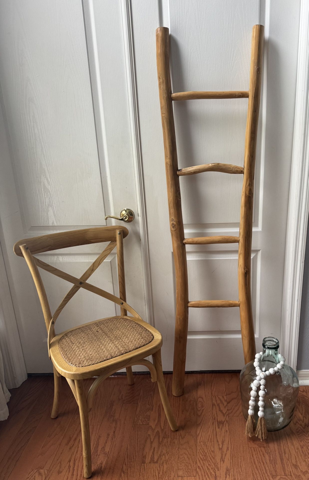 Ladder, Chair And Vase