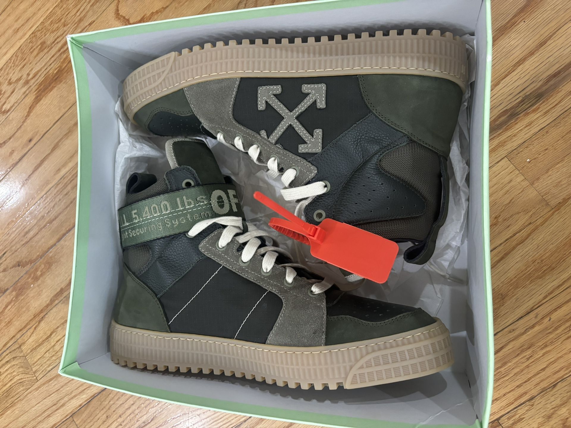 Off White- Military G Boots