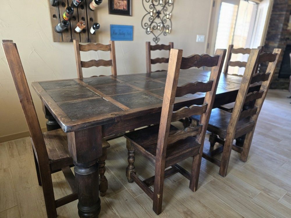 Rustic Dining Room Table 