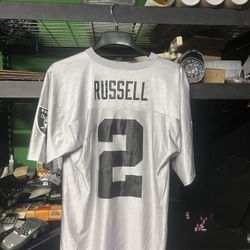 Raiders Jersey Russell Size Medium