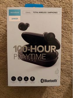 New Soundcore Liberty Total-Wireless Earbuds, water resistant / long playtime
