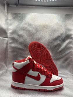 Nike dunk high championship white red GS