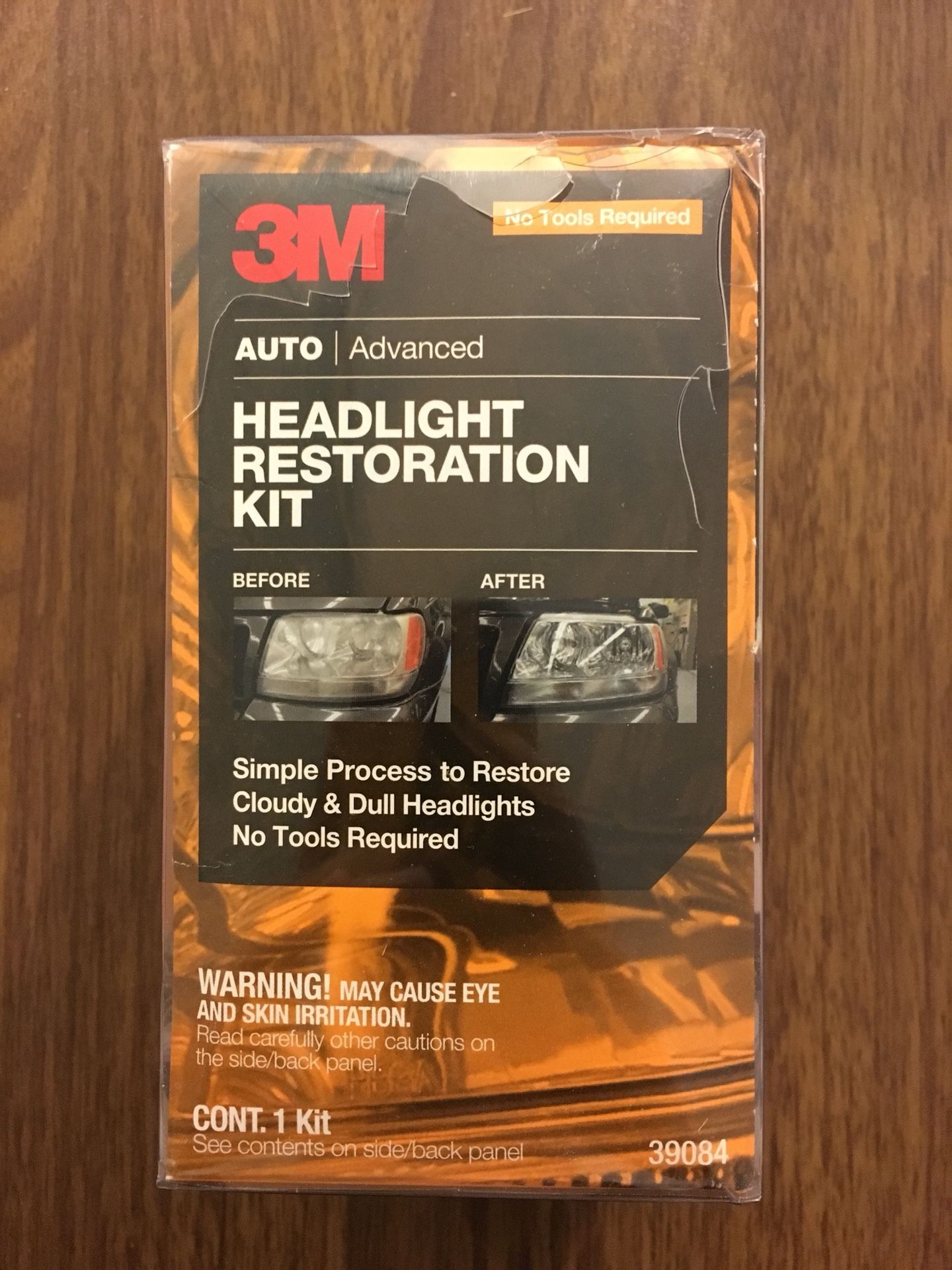 3M headlight restoration kit