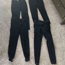 Junior Black Jeans 