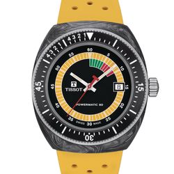 Tissot Sideral S Powermatic 80 yellow – Forged Carbon