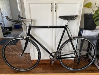 AWESOME ( Near Mint) Custom Built 58cm Wabi! Fixed / Single Speed Bike with 725 Reynolds Steel.