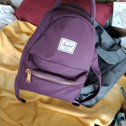 Herschel Mini Backpack-purple. Like New