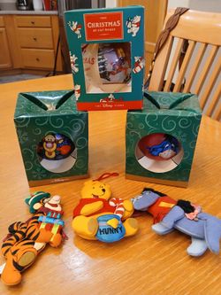 Winnie the Pooh and Friends Christmas Ornaments Bundle