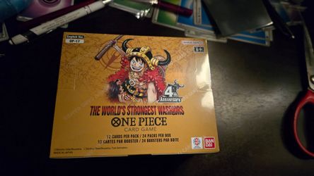 Op-17 The World's Strongest Warriors Booster Box