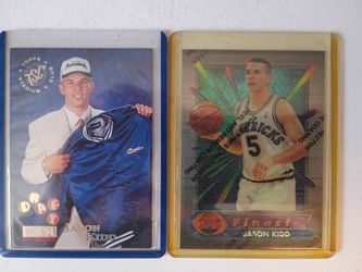 Jason Kidd 2 rookie card lot
