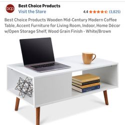 Wooden Mid-Century Modern Coffee Table