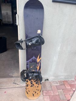 Atomic Kung Pow 163 Snowboard w/ Bindings - Great Starter Board