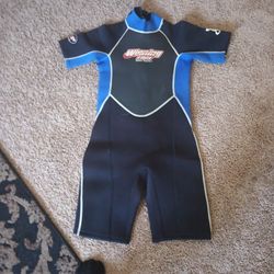 Kids Size Large Three 2 Mm Wetsuit Spring Suit In New Condition