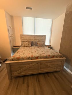 Ashley Bellaby King Bed Frame + Box Springs