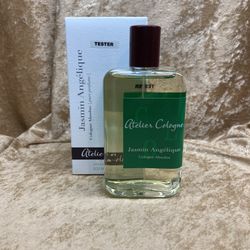 JASMIN ANGELIQUE  ATELIER COLOGNE PURE PERFUME 6.7 FL OZ 200ML TESTER BOTTLE 