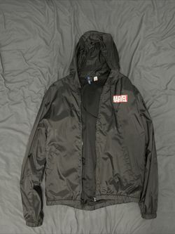 H&M Divided Black Marvel Windbreaker Jacket Small