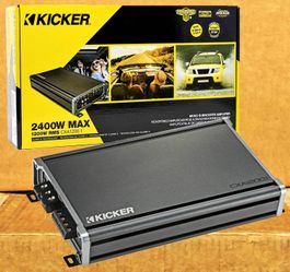 Kicker 1200 RMS 2400 Watt Subwoofer Power Amp Monoblock CX CXA1200.1 46CXA1200.1T 🚨 Payment Options Available 🚨 No  Credit Needed 🚨