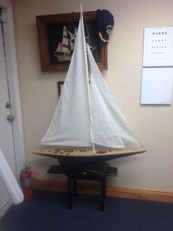 Sailboat model.