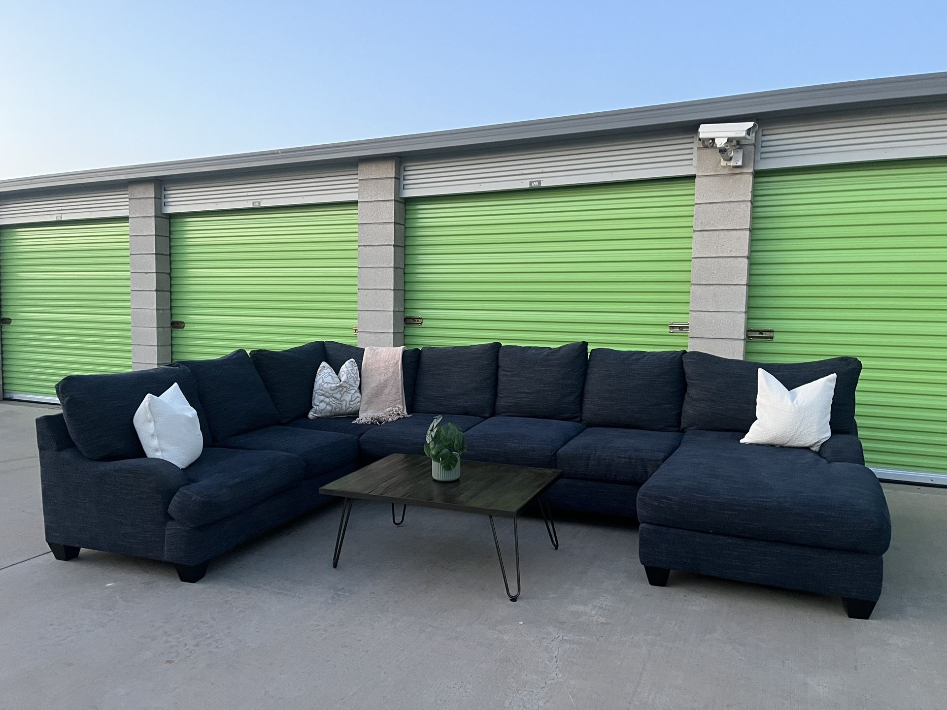 Navy Blue Sectional Couch With Delivery