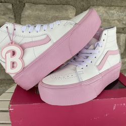 Vans Barbie High Tops ( Size 7.5 women’s)