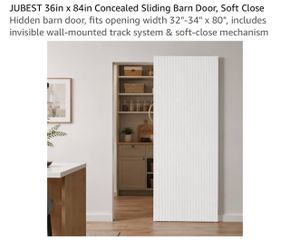 JUBEST 36x84 Concealed Sliding Barn Door