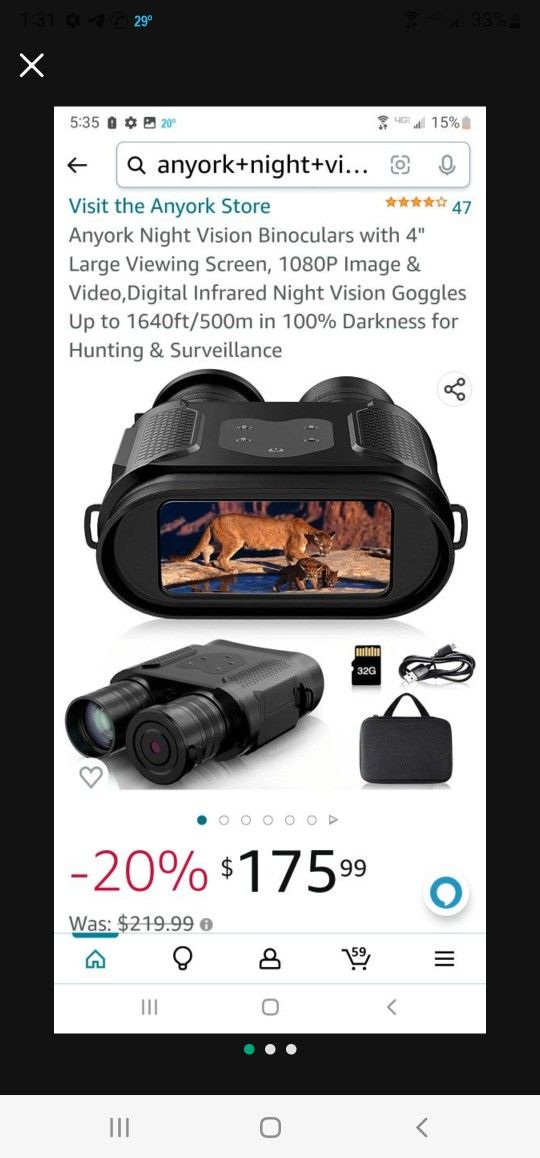 Night Vision Binoculars 