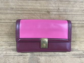 Coach Hutton Clutch Crossbody – Pink/Burgundy (A1D011964)