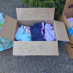 Box Full Of Size 6 Girls 10.00 