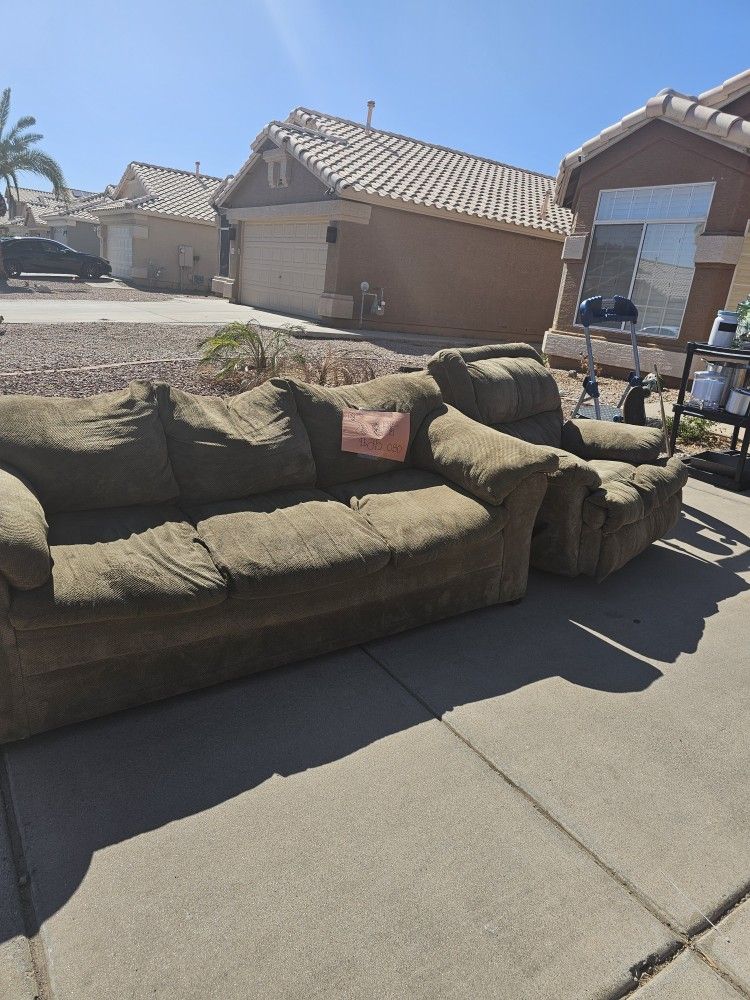 Sofa And Recliner Set