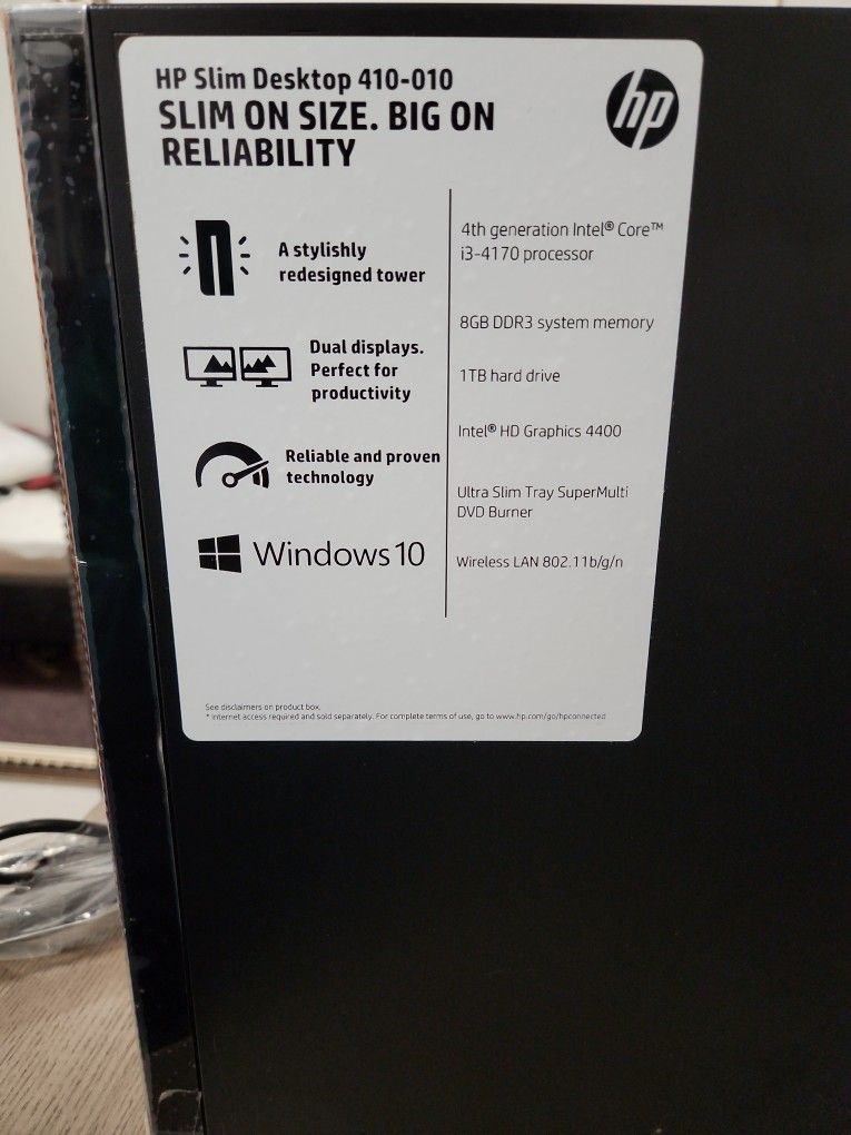 Computer PC Hp Slim Desktop 410-010