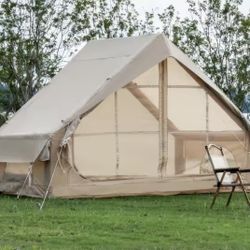 New In Box Glamping Tents For 4-6 Person, Inflatable Tent with Pump Easy Setup 4-Season Waterproof with 12-Mesh Window
