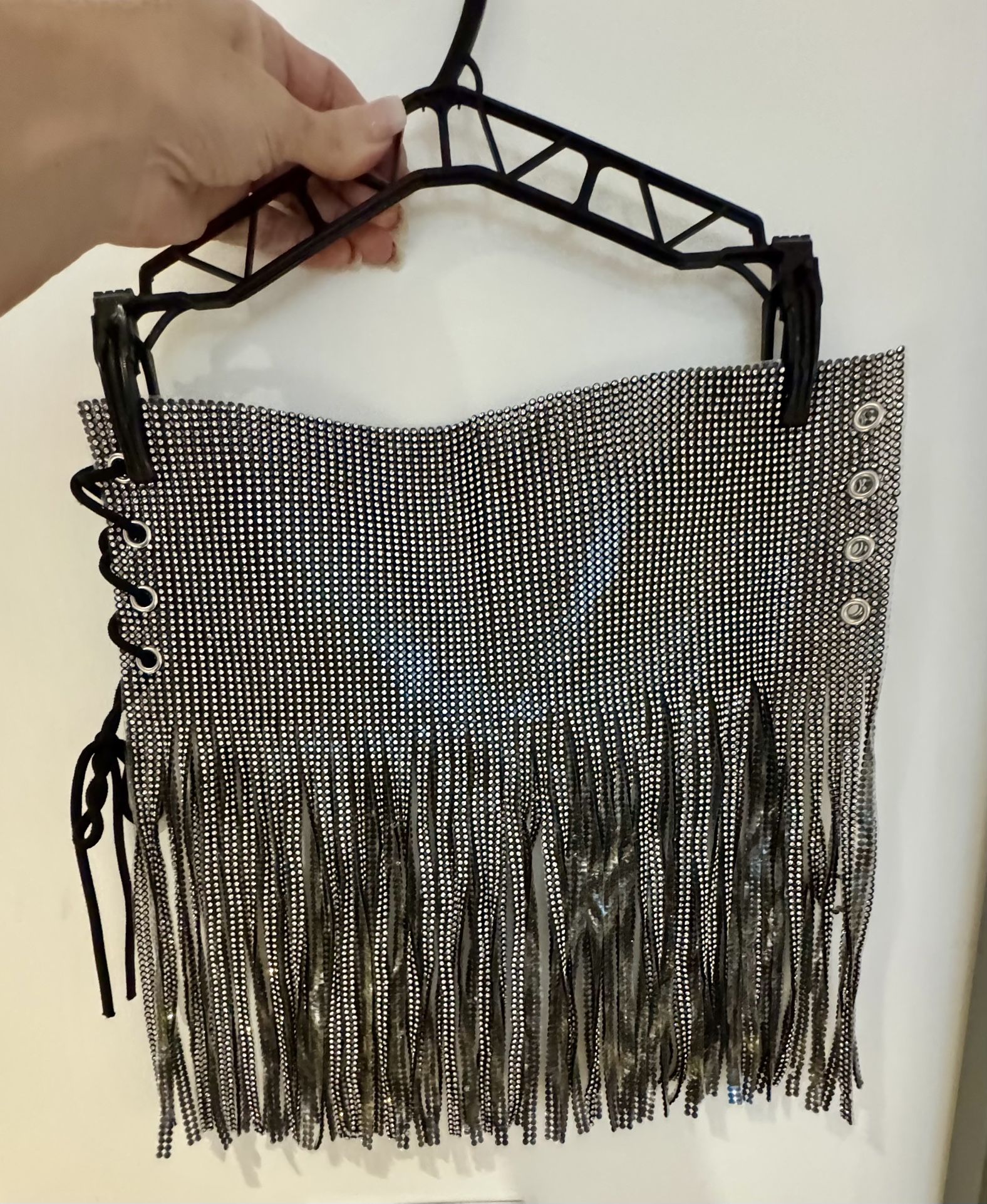 Lace-Up Dance Skirt