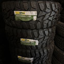 33x12.50r15 TBB Mt Set Of 4 New Tires Installed And Balanced