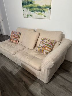 Beige couch