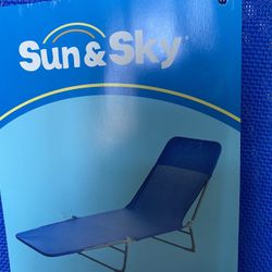 Blue Lounge Chair 