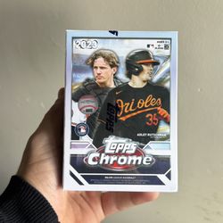 2023 topps chrome baseball blaster box