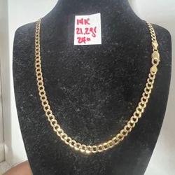14K Solid Gold Chain For Wedding 21.2Gr 24 Inches Long 