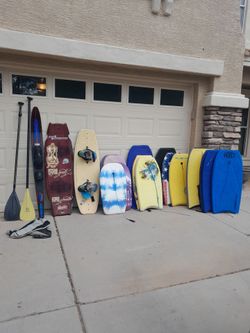 Boat Oars $7 each, Water Ski or Wakeboards $25 each, Boogie Boards $10-$20 each See All Photos Read Description