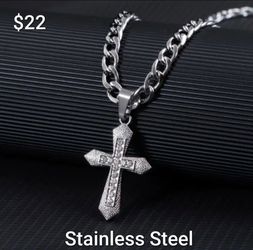 Stainless Steel Cross necklace