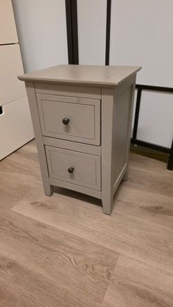 2-Drawer Bedside Table Nightstand