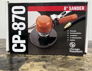 Chicago Pneumatic 870 6" Dual Action DA Air Sander CP870